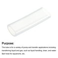 thumbnail image 3 of Uxcell Silicone Tubing 63/64" ID, 17/32" OD 1Pack 0.33 Ft for Pump Transfer, Transparent, 3 of 6