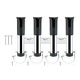 thumbnail image 1 of ZheElen Fishing Rod Holder Support Wall Mounted Fishing Rod Rack for Yacht RV Garage white black, 1 of 3