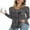 Gray Black, variant on Blouses for Women Pleated Long Sleeve Tunic Tops Dressy Casual Fall Button Down Shirts