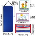 thumbnail image 2 of 2 en 1 Tableau de Routine Quotidienne sur l'Autisme Calendrier Visuel pour Enfants Planificateur Mural en Fibre de Polyester Pvc pour Maison École, 2 of 5