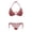 Christmas Pattern, variant on Sexy Ladies' Backless Bikini Set Panda Paw Prints Plus Size Design Drawstring Design Loose Design Halter Bikini Set
