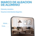 thumbnail image 3 of Espejo Cuerpo Completo Grande Onof Marco Rectangular Moderno, 3 of 7