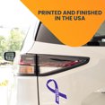 thumbnail image 3 of Magnet Me Up Support Hodgkins Lymphoma and Testicular Cancer Survivor Violet Ribbon Magnet Decal, 3.5x7 In, Vinyl Automotive Magnet, 3 of 7