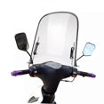 thumbnail image 3 of 1.5mm Thick Universal Motorcycle Windshield Windscreen Clear Deflector Wind Shield Clear, 3 of 5