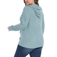 thumbnail image 7 of Gleelist Women's Full Zip Up Hoodie Sweatshirts Plus Size Long Sleeve Oversized Casual Hoodies Sweatshirt Jackets with Pockets(1X-5X), 7 of 7