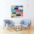 thumbnail image 2 of Plaques Vintage - 36"x36 Pouces Toile - Impression sur Demande, 2 of 5
