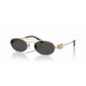 thumbnail image 1 of Miu Miu SMU 54ZS Pale Gold/Grey (ZVN08Z) Sunglasses, 1 of 4