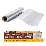 Katbite Aluminum Foil Heavy Duty Aluminum Foils Roll with Serrated Cutter,12inx150SQ.FT