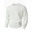 thumbnail image 1 of pstuiky camisa de manga larga para hombre, Sudadera con capucha y cuello redondo de manga larga de color liso para hombre tops de invierno para hombre m, 1 of 8