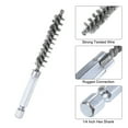 thumbnail image 4 of Uxcell 304 Stainless Steel Bore Brush Cleaning Twisted Wire Brush with Handle 1/4" Hex Shank for Tubes Ports Bearings Silver 10mm 1pcs, 4 of 6