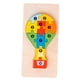 thumbnail image 2 of Rompecabezas de madera Montessori, juguetes para vehículos, rompecabezas Montessori para 1, 2 y 3 años. Globo aerostático, 2 of 9
