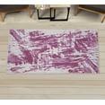 thumbnail image 1 of Monochrome Decorative Rug, Old Grunge Style Abstract Art with Brushstrokes Chaos Image Print, Quality Carpet for Bedroom Dorm and Living Room, 6 Sizes, Pale Fuchsia, by Ambesonne, 1 of 1