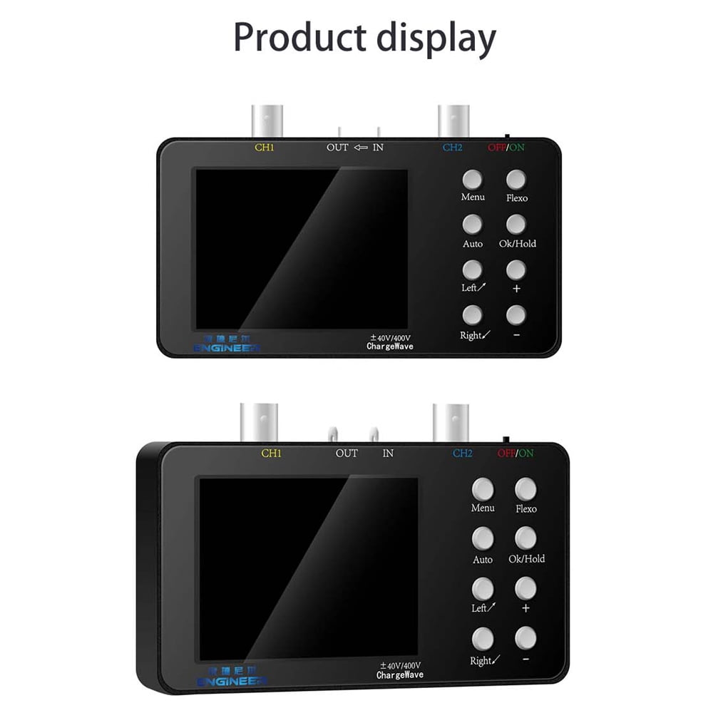 Oscilloscope,Portable Lissajous Patterns 6a 50m Rate Cousopo Dual-channel 10m Handheld Tool Lissajous Havou Dual-channel 10m 50m Dsfen