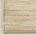 thumbnail image 4 of Home Conservatory Striped Handwoven Jute Area Rug, 4' x 6',  Ivory, 4 of 8