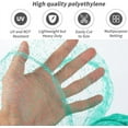 thumbnail image 2 of 39 x 13 Feet Plastic Garden Netting Turquoise Reusable Protective Barrier Deer Animals Trellis Vegetables Cover Bird Net, 2 of 5