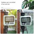 thumbnail image 2 of Riwesomey Temporizador de riego de jardín, reloj de tiempo de riego profesional para el hogar, controlador de riego de salida automática, controladores Jardín y Patio Riwesomey TO010166-01, 2 of 6