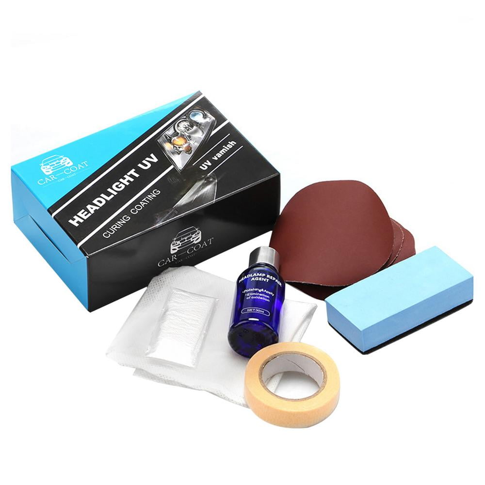 Tohuu Headlight Restore Kit Headlight Cleaner 30ml Headlight Coating