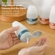 thumbnail image 4 of Kearding Dispensador portátil Botella de corporal Botellas de almacenamiento a prueba de fugas de silicona Contenedor de recargable Almacenamiento y organización del hogar 80ML Rosa Kearding HA059255-03, 4 of 6