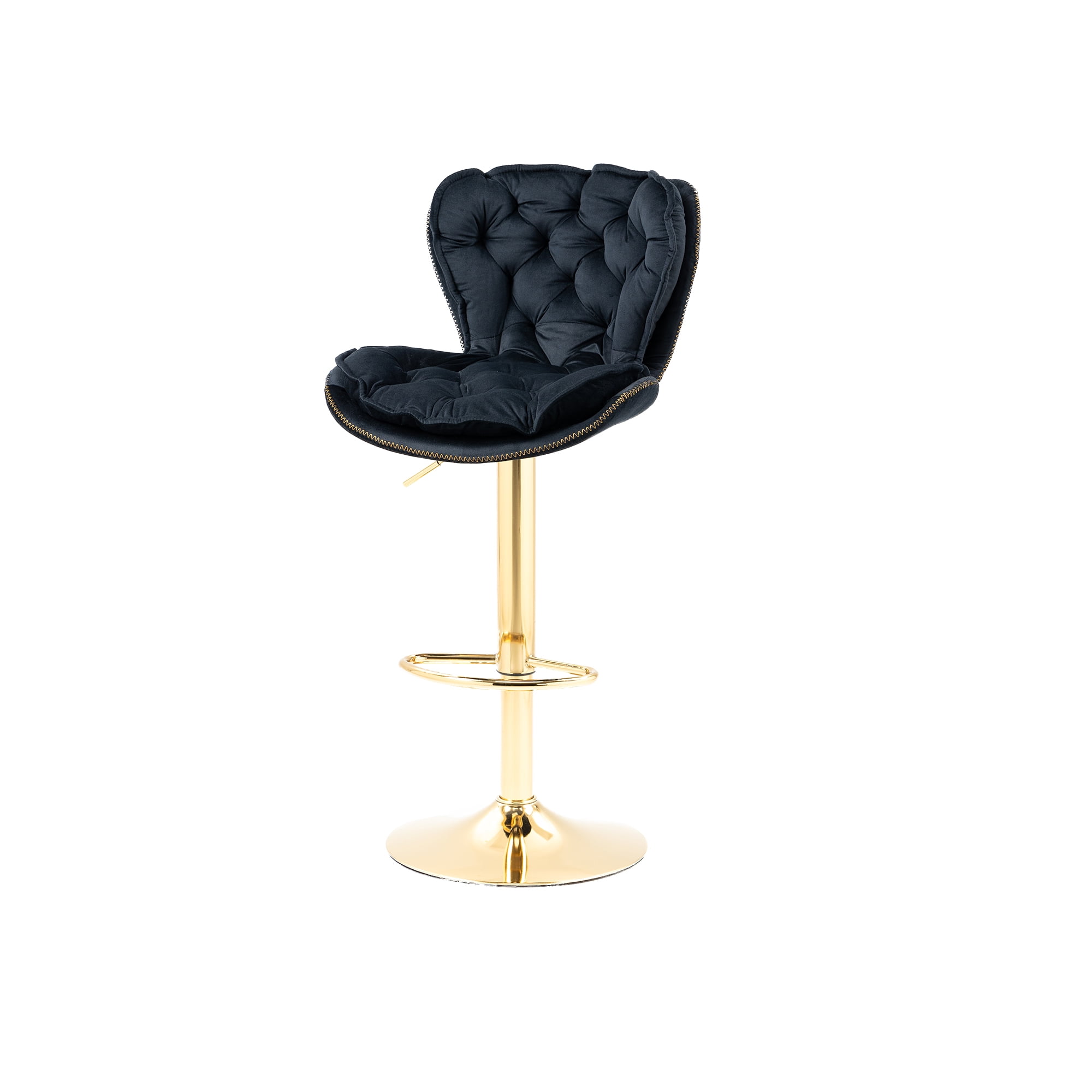 SEGMART Bar Stool, 2022 Newest Modern Upholstery Velvet Adjustable Bar