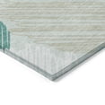 thumbnail image 3 of Addison Rugs Chantille Indoor/Outdoor Transitional Geometric Teal Machine Washable Rectangle Rug, 10' x 14', 3 of 8
