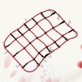 thumbnail image 3 of Car Luggage Net Elastic Car Roof Luggage Net Rack Storage Net with Hooks for 1:10 Crawler (Red), 3 of 8