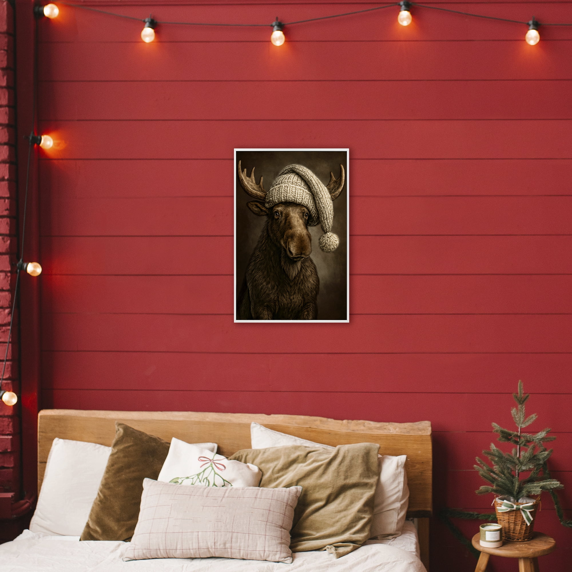 Stupell Industries Northwood Gentle Giant White Framed Giclee Art, design by Kelley Parker