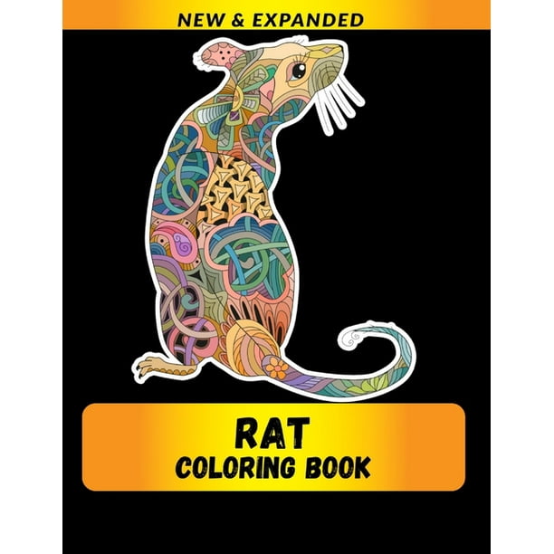 Download Rat Coloring Book New Expanded Wonderful Rat Coloring Book For Rat Lover Adults Teens Paperback Walmart Com Walmart Com