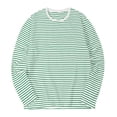 thumbnail image 6 of Xcmzpl Striped Long Sleeve Shirts for Men Casaul Color Block Pullover Tops Round Neck Going Out Outdoor Sports Shirt M-XXXL, 6 of 6