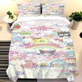 thumbnail image 1 of Sanrio Animals Printed Duvet for Children Cute Cartoon Quilt  Polyester Hello Kitty Luxury 3-Piece Set 1 Cover Bedding, 1 of 1
