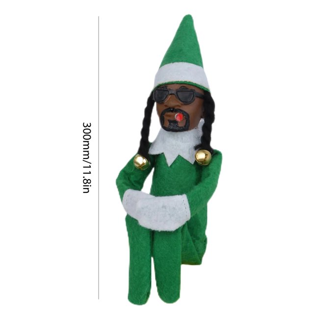 Snoop on A Stoop muñeca elfo de Navidad decoraciones para el hogar elfo en el estante muñeca artesanías 2023 regalo de vacaciones de Navidad para niños