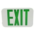 thumbnail image 1 of TCP 26294 - 26L94 GR DIECAST DOUBLE FACE BBU WH LED Exit Light, 1 of 1