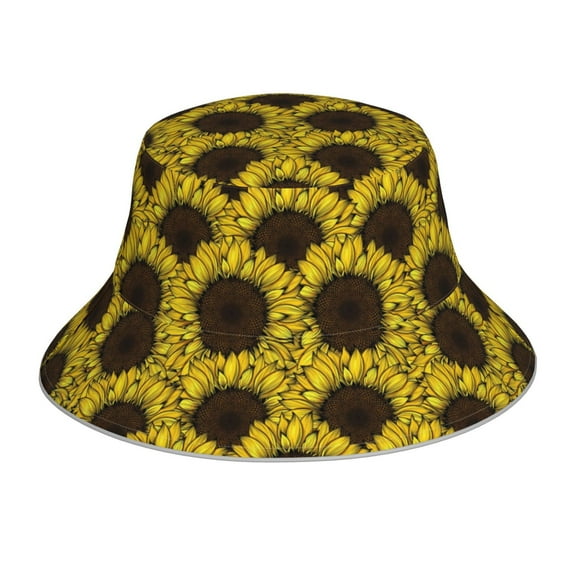 Balery Sunflowers 3 Sun Hats for Men Women Bucket Hat UPF 50  Buckey Hat Boonie Hat Foldable UV Protection Hiking Beach Fishing Summer