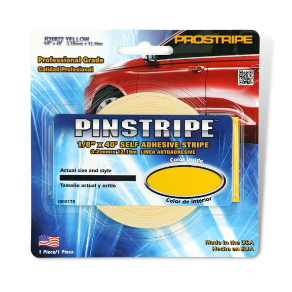 Sharpline Prostripe Pinstriping Tape [Single Stripe]: 1/8 in. x 40 ft. (Yellow)