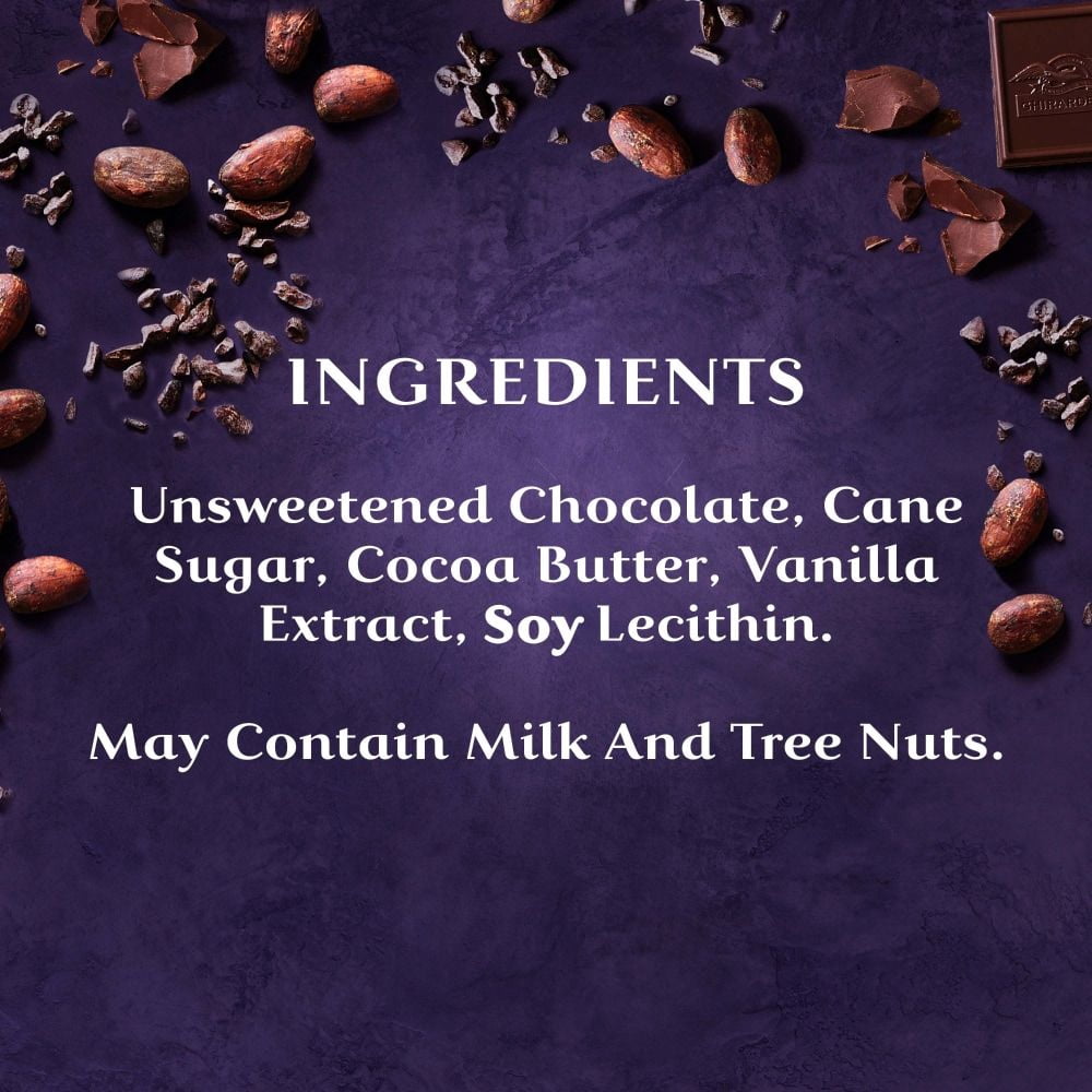 Ghirardelli Intense Dark Chocolate Squares 72% Cacao Candy Bag 4.1 oz - Pack of 3