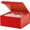 6X6X3Inch-Crinkle Paper Red-Pack of 6, variant on 1 Pcs White Extra Large Gift Box with Lid, 16.5 x 13 x 5.3 Inches, Hard Magnetic Giant Gift Boxes for Presents Clothes Robe Wedding Dress Sweater,Reusable Foldable Bridesmaid Proposal Box
