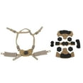 thumbnail image 3 of IWMango Helmet Liner System Internal Sponge Pad Adjustable Helmet Dial Suspension System Chin Strap for Fast for MICH for Wendy Helmet Soil Color, 3 of 17
