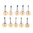 thumbnail image 3 of 10x Marcadores de Puntada Marcadores de Ganchillo Marcadores para Coser Redondos Multiusos Número de Madera para Accesorios de Costura de Ganchillo, 3 of 7