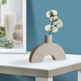 thumbnail image 4 of Abbracc Ceramic Flower Vase Plain for Floral Arrangement Decoration Arch Bridge, 4 of 9