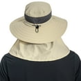 thumbnail image 3 of Men’s UPF 50+ Sun Hat with Face Cover & Neck Flap FH09, 3 of 8