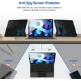 thumbnail image 3 of iPad Air 4 10.9 Inch 2020 / iPad Pro 11 2020 Privacy Screen Protector, Anti-Spy Tempered Glass Screen Film Guard Screen Protector for iPad Air 10.9" 4th Gen/iPad Pro 11" 2020, 3 of 7