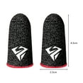 thumbnail image 5 of tasrioml Gaming Finger Sleeves Anti-slip Sweatproof Ultra-thin Touch Screen Gloves Fingertip Cover for Mobile Game, 5 of 8