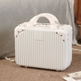 thumbnail image 1 of 14 inch Mini Travel Suitcase Cosmetic Box Hand Luggage Organizer Makeup Case Small Password Box Boarding Case 10, 1 of 6