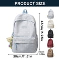 thumbnail image 2 of Lightweight Polka Dot Nylon Laptop Backpack for Women, Coquette Large Everyday Daypack, Multi-Pocket Comfort Padded Bookbag for Students, Campus Commuting & Weekend Travel, 2 of 8