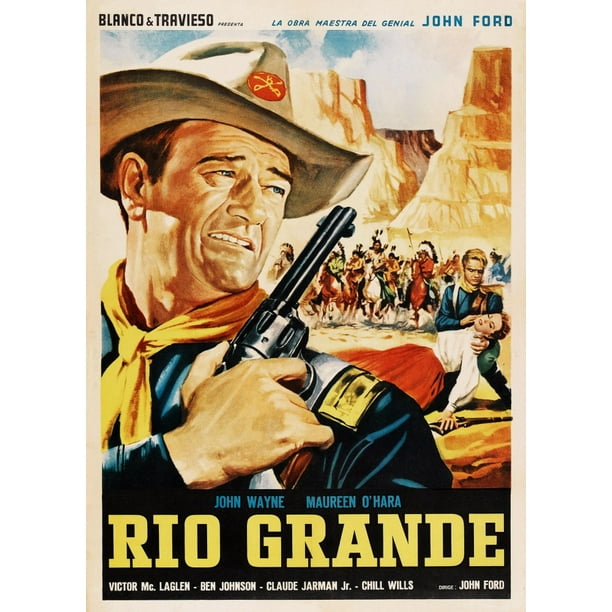 Rio Grande John Wayne 1950 Movie Poster Masterprint 11 X 17 Walmart Com Walmart Com
