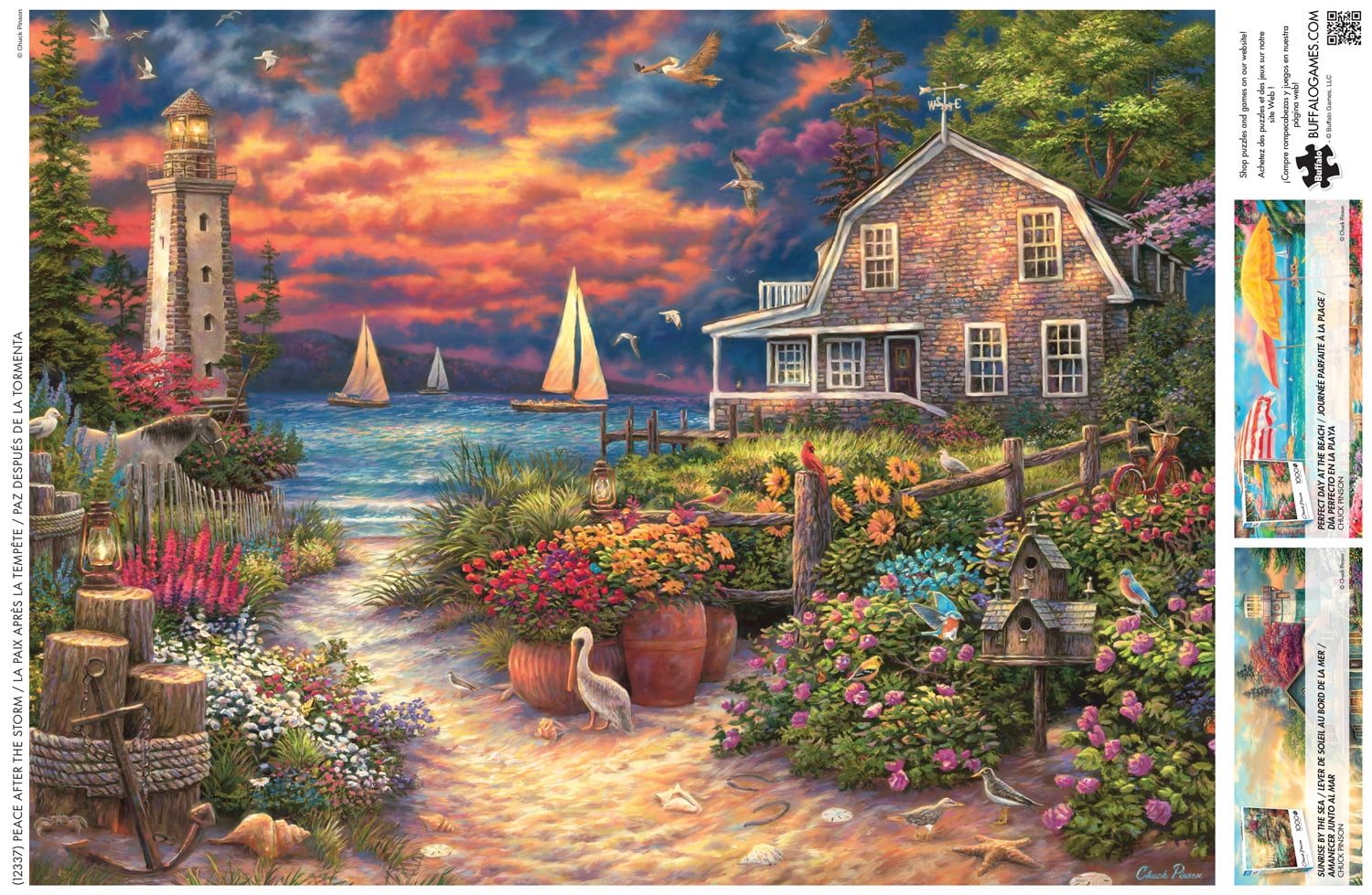 Buffalo Games Peace After the Storm 1000-Piece 26.75 x 19.75-inch Interlocking Jigsaw Puzzle for Adults Ages 14+