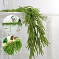 thumbnail image 4 of TQEHS Guirnaldas artificiales de pino de Norfolk para decoración navideña, guirnalda de cedro de 5/6/9 pies, guirnalda de pino de invierno de tacto real, guirnalda de vegetación artificial verde para, 4 of 6