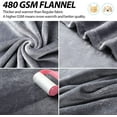 thumbnail image 5 of Dog Blanket Fleece Throw Blanket Cat Dog Sleep Mat Pad Blanket Cover Warm Pet Blanket Soft Flannel Dog Blanket for Small Dogs Cats, 5 of 8