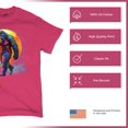 thumbnail image 6 of Full Moon Bigfoot T-shirt Hiking Sasquatch Hide and Seek Champion Men's Tee, 6 of 7