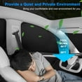 thumbnail image 3 of 8PCS Sunshade Set,Privacy Sunshade,Full Range Whole Vehicle Windows Sun Shade Kit,Front Windshield Triangular & Side Windows Shade for Tesla Model Y Accessories 2021-2023, 3 of 6