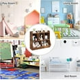 thumbnail image 6 of Joyspirit Storage Organizer Kids Bookcases, Wood Retro, 6 of 7